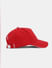 Red Logo Print Baseball Cap_410800+3